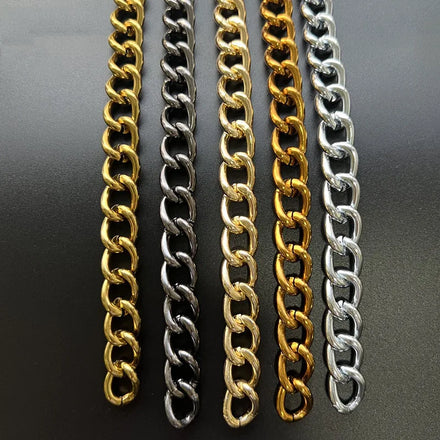 Deepeel BF232 11mm Handbag Accessories O Ring Purse Chains Aluminum Alloy Bag Chain