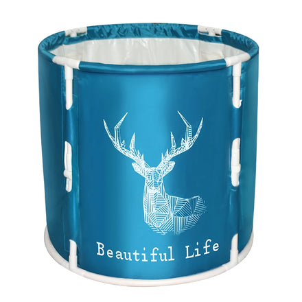 Portable Bathtub Folding Bath Bucket Large Adult Tub Separate Family Bathroom SPA Tub