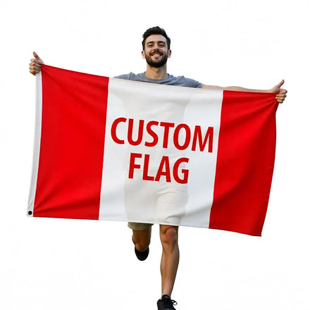 2023 New Product Cheap Print Cotton Design Print Your Logo Polyester Fabric Advertising Campaign Outdoor Custom Flag Banner