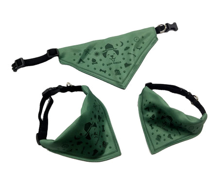 Custom Fashion Cotton/Polyester Sublimation Printed Summer Eco-Friendly Christmas Triangular Bandana Cute Adjustable Dog Collar