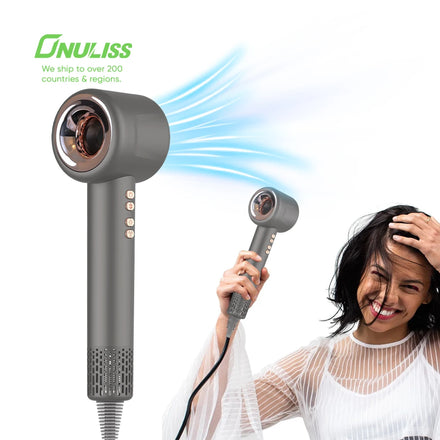 2026 Trending Ionic Professional Salon Hair Dryer >110000 RPM Brushless Motor 3-Speed 1600W All-In-One Set
