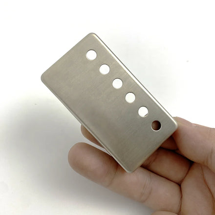 Custom 49.2mm 50mm 52mm Bare Un-plated Nickel Silver Humbucker Guitar Pickup Cover for LP Pickup Covers