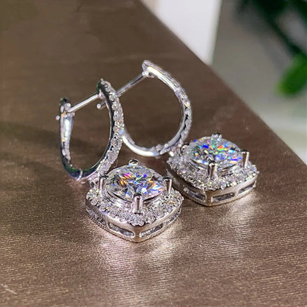 Ladies Tiny Fancy Earrings in Shape of Cone Minimalist Jewelry Wedding Stud Earrings Jewelry Silver Earring