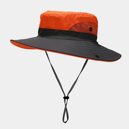Wholesale Ultraviolet-Proof Ventilation Sunscreen Go Fishing Womens Hats Adult Bucket Sun Hat With Neck Flap