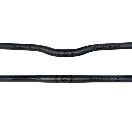 TOSEEK Customized Mtb Handlebar Full Carbon Fiber Bicycle Handlebar 25.4Mm Flat/Riser Mtb Bicycle Full Carbon Handlebar Stem