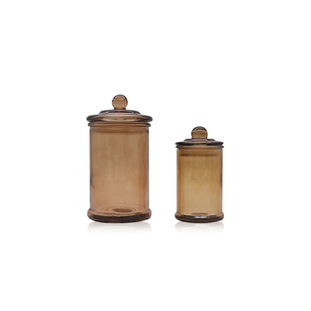 Factory Cheap Price Empty Glass Candle Jars Amber Glass Candle Holders 10oz Candle Glass Jars with Lid