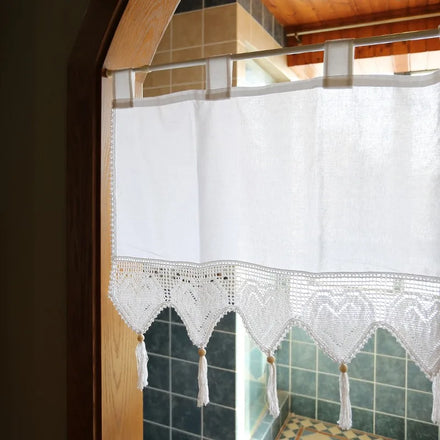 Xinlan Ready Made Rod Pocket Curtain 100% Polyester Floral Modern Insulated Cheap Dining Room Kitchen Home Window Curtain