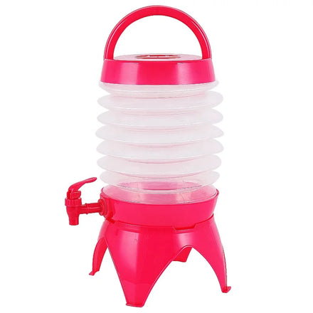 IRONDONKEY 5.5L Outdoor Telescopic Folding Water Bucket Barbecue Beer Bucket Camping & Hiking Accessories