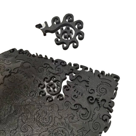 Large Thick Laser Cut Plywood Jigsaw Puzzle Unique 400+ Piece Wood Puzzle for Adults and Children Wall Hanging Decoration