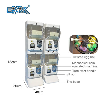 Factory Price Cheap Coin Pusher Maquina De Chicles Kids Game Machine Capsules Dispensers Toy Station Vending Machine