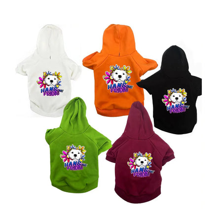 Soft Calming Fleece Pet Pullover Sweater Turquoise Cream Color Block Human Matching Dog Hoodie