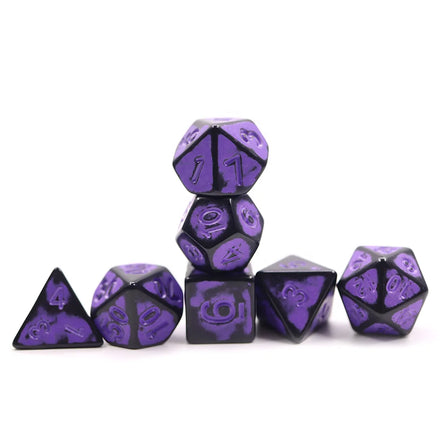 Custom Polyhedral Acrylic RPG Ancient Dice Set for D&D Games for Dungeons & Dragons Players