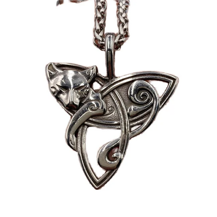 2024 Hot Sale Stainless Steel Nordic Viking Freya Pendant Norse Necklace Gift for Women