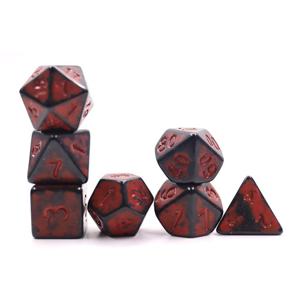Custom Ancient RPG Acrylic Polyhedral Dice for D&D Games for Dungeons & Dragons