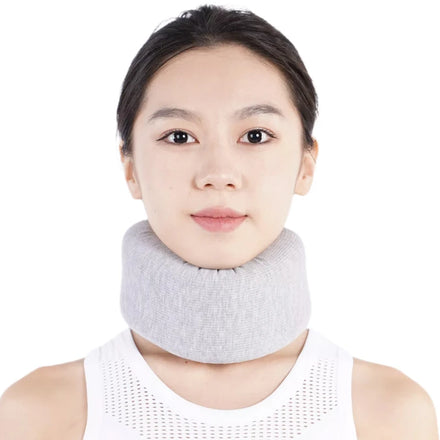 Custom logo Soft Foam Cervical Collar Adjustable Neck Brace Support for Men and Women