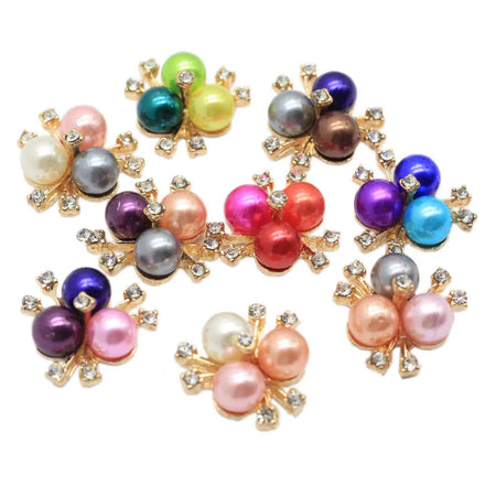 100pcs Beautiful Round Artificial Pearls ABS Color Jewelry Making Accessory Crafts Beads for DIY Sticker