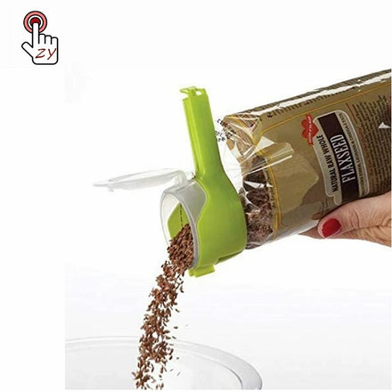 Plastic Damp-proof Multi-purpose Kitchen Seasoning Oatmeal Snack Sealing Seal Bread Bag Clips for Food