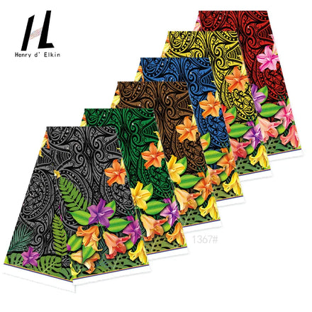 Hight Quality of Digital Floral Print Fabric 100% Polyester Printing Fabrics Hot Selling Design for Garments