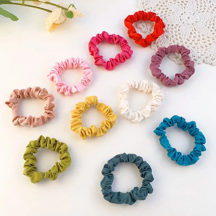 Wholesale Silk Hair Scrunchies Kids Silk Hair Scrunchies for Thick Hair