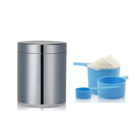 Wholesale Plastic HDPE Sport Nutrition Protein Bottle Chromed Nutrition Protein Powder Container
