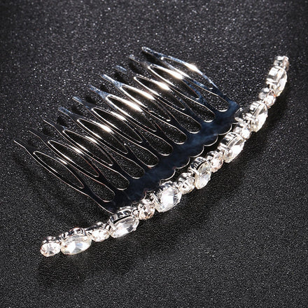 Elegant Fashion Wedding Hair Ornaments Crystal Alloy Bridal Hair Comb Headpieces for Women Jewelry Gifts