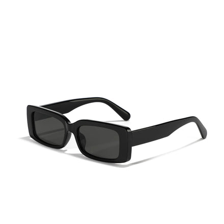 2026 Eyeglass Woman Fashionable Black Frame for Women Vintage Solid Plastic Small Square Sunglasses
