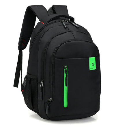 Korean Waterproof Oxford Cloth Men's and Women's Backpack High School Student Satchel with USB Port for Business Travel