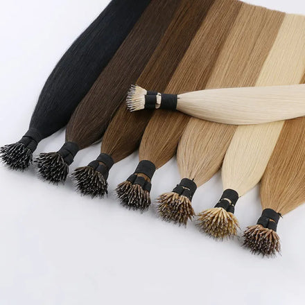 2026 Brand Name Seamless Indian Human Remy Hair Balayage Nano Rings Silicone Hair Extensions