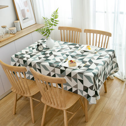Table Cover Cloths Green Table Cloth Fashion Glitter Dining Family