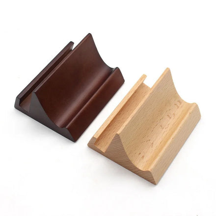 Wooden Desktop Business Card Holder Multi Wooden Calendar Base and Phone Holder Stand Kitchen Wooden Menu Holder