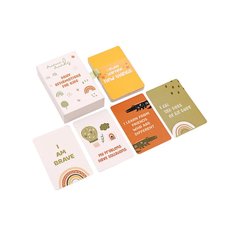 Custom Printing Gold Edge Mindful Affirmation Cards Eco Oracle Cards Holographic Tarot Deck