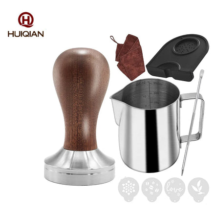 FREE SAMPLE Coffee Tamper Set Barista Kit Machine Wood Espresso Tamper Coffee Espresso Tamper