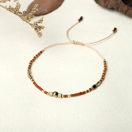 Go2Boho Miyuki Beaded Bracelet Simple Natural Stone Glass Beads Tiny Bracelets Women String Adjustable Pulseras Jewelry Bracelet