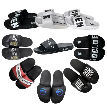 Hot Sale Custom Men's Flip Flops Custom Printed slippers Slides Footwear Custom logo Slide Designer slippers for Men