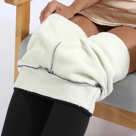 Women Pants Warm Winter Thick Velvet Legging High Waist Black Leggings Compression Thick Lamb Wool Pants Cold Resistant Pants