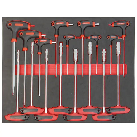 Srunv Goodking Heavy Duty Repair Tool Professional 17pcs Crv T Handle Torx Allen Key Wrench Set