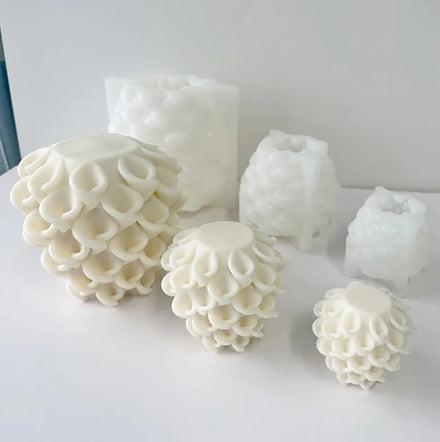 14044 Home Decoration DIY Morning Glory Flower Design Candle Molds