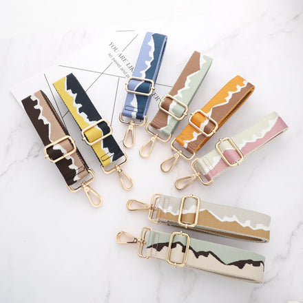 New Color Bag Strap Strap Women's Long Sash Ethnic Style Fashion Accessory Strap Adjustable Single Shoulder Bag Strap