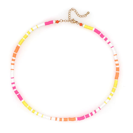 Bohemia Polymer Clay Chip Multi-Color Quality Novelty Handmade 42mm Long Chain Whole Fashion Jewelry Women Necklace