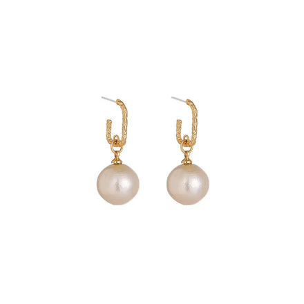 Fashion Korea Designer Jewelry New Trendy Pearl Drop Earrings for Women Ladies Party Wedding Gift