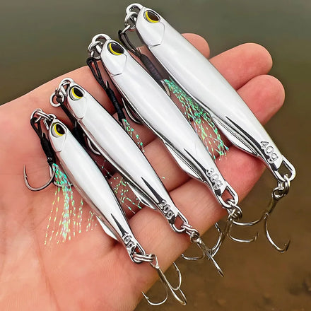 Long DUO Jig Lure Remote Casting Spanish Mackerel Iron Plate Whole Water Jigging Fishing Bait Bass Metal Hard Fishing Lure
