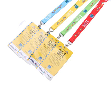 Fast Delivery Customized Polyester ID Card Holder Lanyard with Digital & Thermal Transfer Printing for Business Events