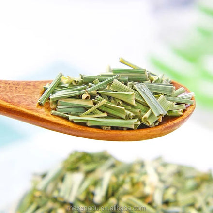 Xanadu Bulk Natural Dried Cut Lemongrass Leaves Green Lemony Aroma Loose Lemongrass Herbal Tea for Essential Oil Seasoning
