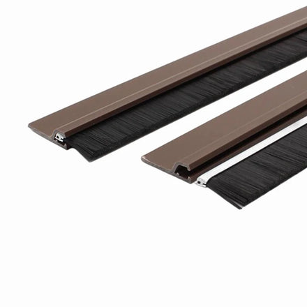 Plastic Holder Nylon Bristle Brush Seal Strip for Door Bottom Plastic Door Brush Seal PVC Door Sweep