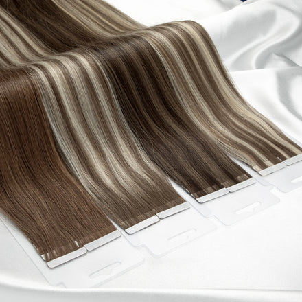 Wholesale Light Color Tape in Human Hair Extensions Tape Hair Extensions Human Hair