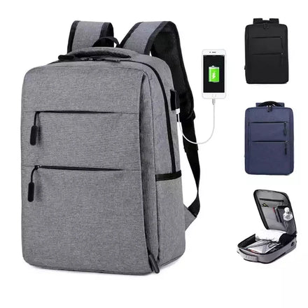 Recycled Multifunctional Waterproof Business Backpack Smart Anti-theft Usb Charging Laptop Backpack Bag With Usb Charger Port