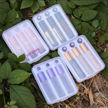 3 Pcs/Lot 10ml Mini Roll on Essential Oil Bottles Packing Box Frosted Glass Bottle Empty Perfume Bottle