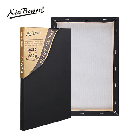 Xinbowen Painting Canvas 30*40cm Black Picture Frame Custom Sizes Available Cotton Suitable for Artist Painting