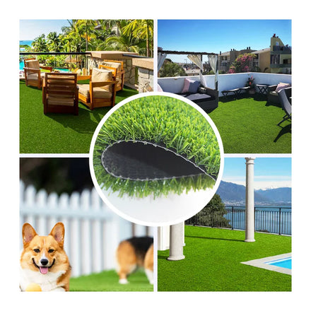 Free Sample 25mm Green Synthetic Turf Carpet Landscaping Grass for Playground Outdoor