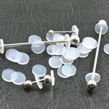 Gaby Anti-hyperplasia Indention Eliminate Polyps Small Flying Saucer Medical Silicone Lip Ring Earring Piercing Accessories